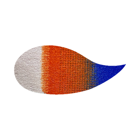 White, Orange, and Royal Blue Tricolor Wing Kit