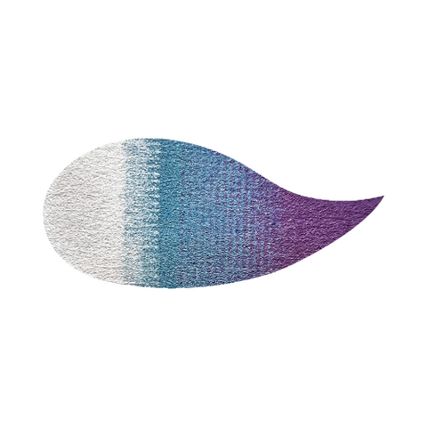 White, Teal, and Purple Tricolor Wing Kit